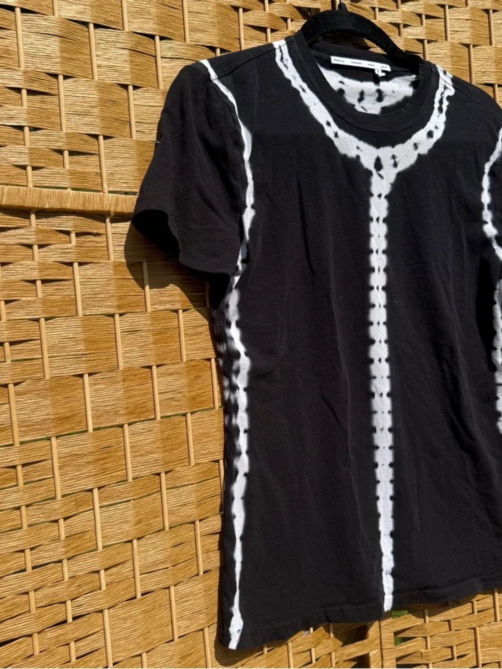 Proenza Schouler White Label Black and White T-Shirt Women’s Small - Picture 2 of 6